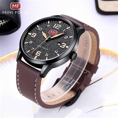 MINI FOCUS Luxury Brand Mens Wristwatch Quartz Wrist Wa