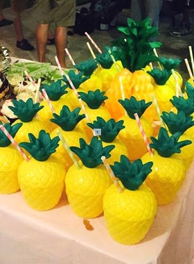 Hawaii Party Luau Flamingo Decoration Pineapple Coconut