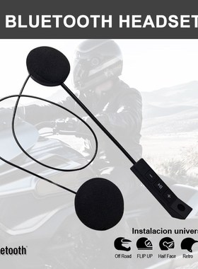 Motorbike Helmet Headphone Bluetooth Free Usb-Charging Ridin