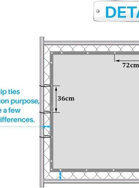 Privacy Screen Fence Heavy Duty Outdoor  Fencing Windscreen