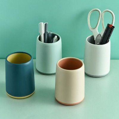 Makeup brush holder office stationery storage box home