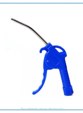 PNeuMAtic Blow Air tool MetAl BeNt uBe Nozzle Blue Air Blow
