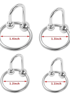 Metal Stainless Steel Cock Ring Male Circumcision Glans Fore