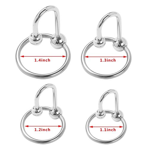 Metal Stainless Steel Cock Ring Male Circumcision Glans Fore