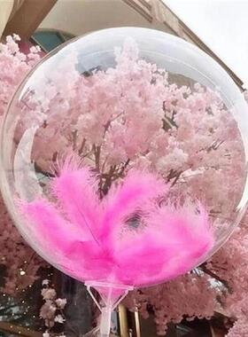 10Pcs Bobo Ball Balloon Inflatable Handheld Transparent PVC