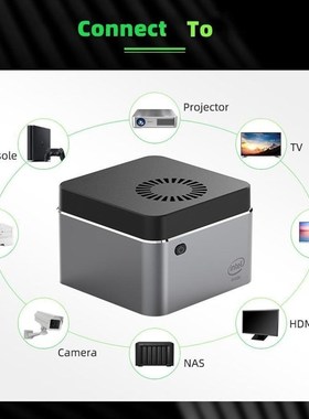 Gemini 4K Windows 10 Mini PC Box Intel J4125 LPDDR4 8GB 256