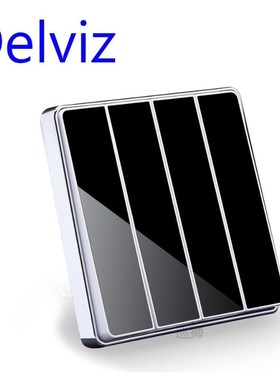 EU standard Luxury Crystal Glass Panel, Big key switch 16A,