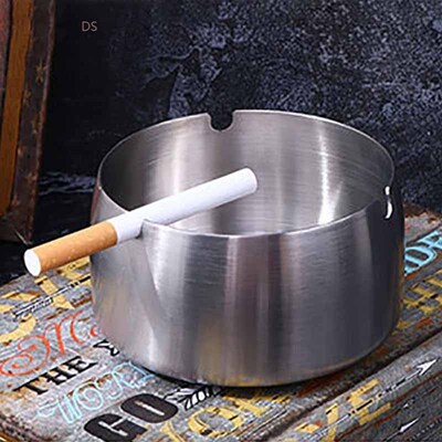Stainless Steel Ashtray for Garden Terrace Balcony 4Colors H
