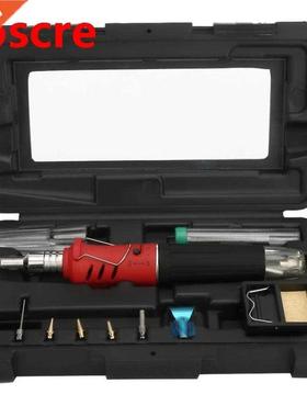 10PCS HS-1115K Multi-function Butane Gas Soldering Iron Cord