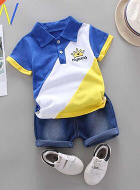 summer jeans baby boy clothes t shirt shorts for kids boys