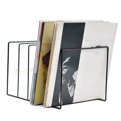 Metal LP Vinyl Record Display Shelf Turntable Storage Shelf