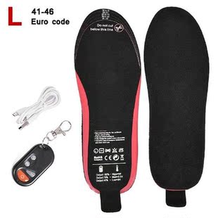 1 Pair Of Heated Insoles 2100Mah Battery Powered