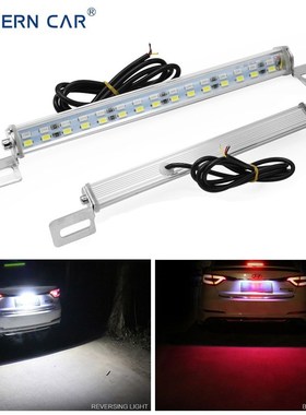 MODERN CAR White/Red 30Leds Rear Car LED License Plate Light