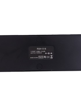 Usb 3.0 Hub Powered 7 Port Usb Extender Aluminum Splitter wi