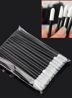 50 Pcs Disposable Lip Brush Eyelash Makeups Brushes Lash Ext