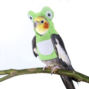 Funny Frog Shaped Birds Clothes Parrots Costume Cosplay