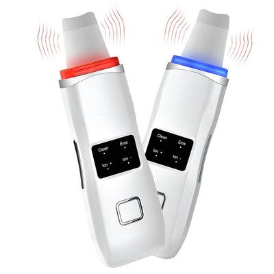 Sonic Vibration Skin Scrubber LED Display Blackhead Remover