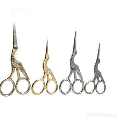 Embroidery Scissors Stainless Steel Sharp Stork Scissors Cut