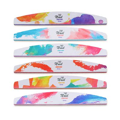 5Pcs Professional Nail File Sandpaper Strong Thick Nail