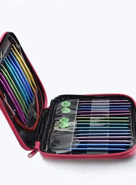 Ergonomic Handle Home Sweater Knitting Needle Weave Tools Ki