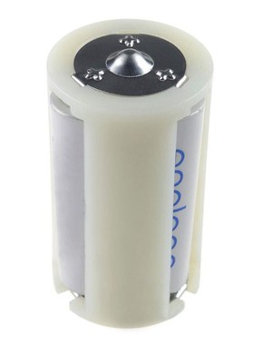 4PCS Translucent AA to Size D Battery Converter Adapter Case