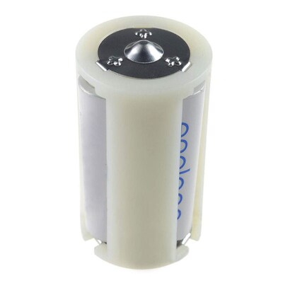 4PCS Translucent AA to Size D Battery Converter Adapter Case