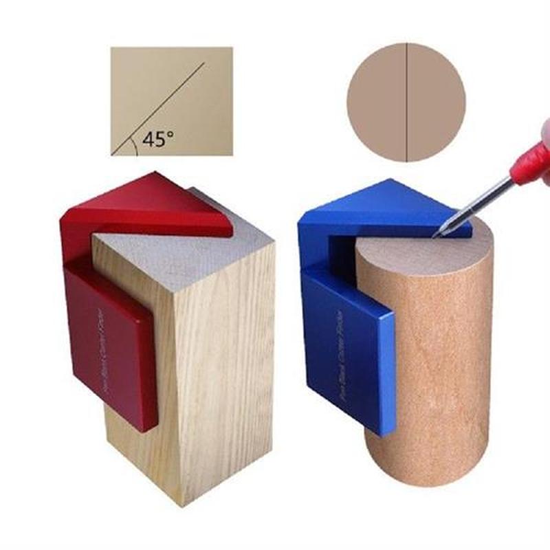 Woodworking Circle Center Line Marking Scriber 45 Degree