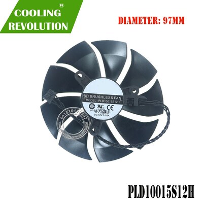 97MM PLD10015S12H DC12V 0.55A 4Pin graphics fan for EVGA RTX