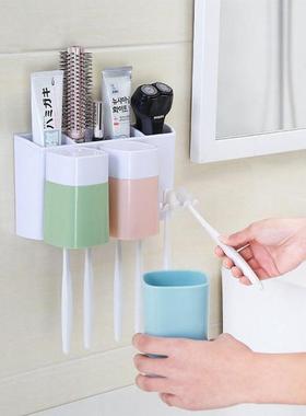 Toothbrush Holder Storage Box Bathroom Accessories Set Squee