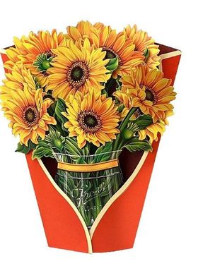 Anniversary Flower Bouquet Colleague Three Dimensional