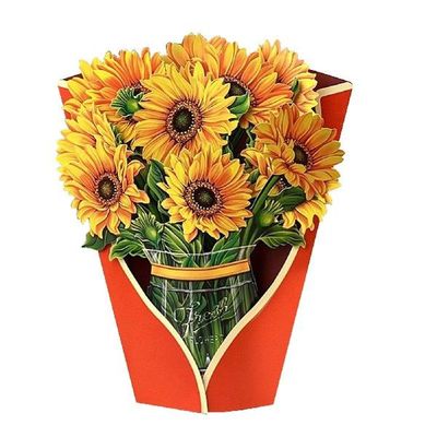 Anniversary Flower Bouquet Colleague Three Dimensional