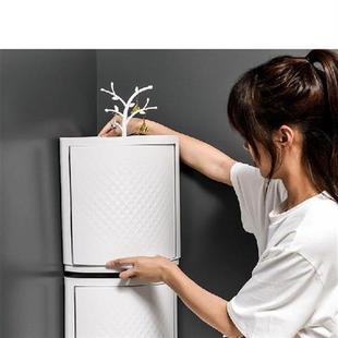 Bathroom 360 Degree Rotating Triangle Shelf Kitchen Toilet