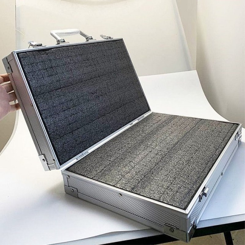 Tool Box Aluminum Tool Case Suitcase File Box Impact resista