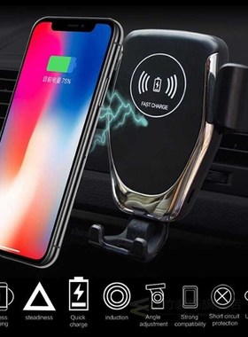 New Arrival 10W Qi Wireless  Charger Car Mount Holder St
