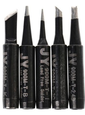 5Pcs Lead-Free Soldering Solder Iron Tips 900M-T For Hakko 9