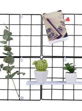 Square Modern Home Wall Art Decoration Iron Grid Photo Fram