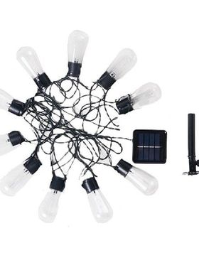 Solar Powered Edison Bulbs Backyard Wedding Led Outdoor