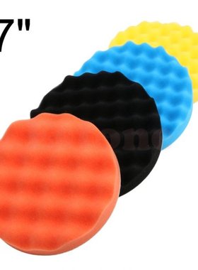 4Pcs 7 inch Buffing Polishing Sponge Pads Kit For Car Polish
