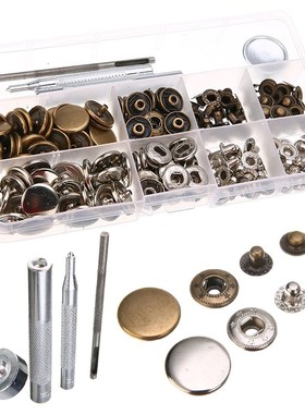 17mm Snap Buttons   Tool Metal Press Studs Snap Fasteners fo