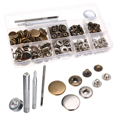 17mm Snap Buttons   Tool Metal Press Studs Snap Fasteners fo