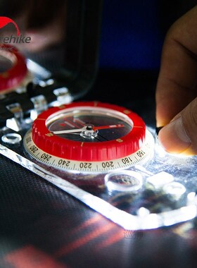 Outdoor Camping Compass Geologic Fluorescent Kompas Portable