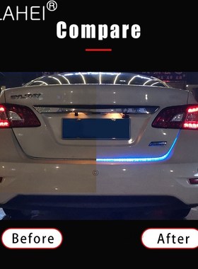 12V 1.2M 1.5M RGB Car Rear Trunk Tail Light Dynamic Streamer