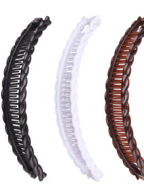 1PC Banana Hair Clip New Solid Color Hair Claws Women Barret