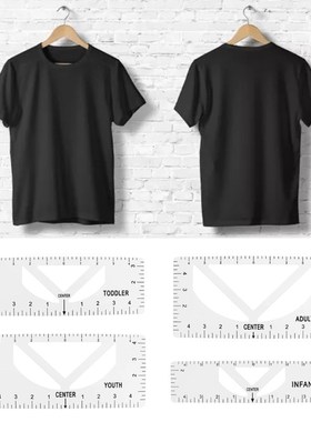4 Pcs V-Shaped Guide Ruler Easy Operation T-Shirt Folding To