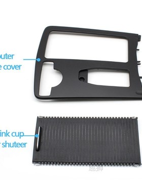 LHD Central Armrest Drink Cup Holder Shutter Outer Frame Pan