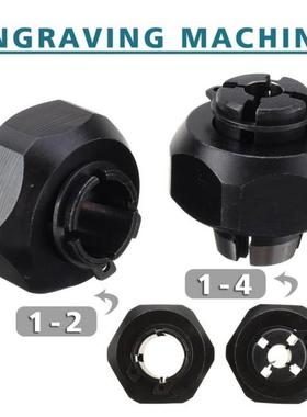 Quick Release Router Collets Kit 1/4 1/2Chuck Head Adapter