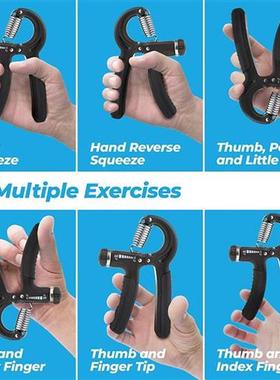 Grip Strength Trainer, Hand Grip Strengthener, Forearm Exerc