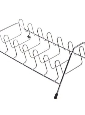 Home Stainless Steel Vertical Dish Bowl Drying Rack Water Dr