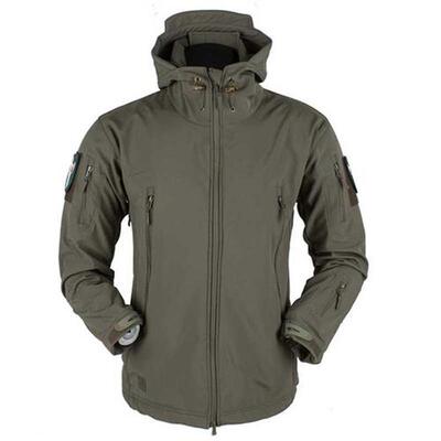 Chaqueta de lana Softshell para hombre, chaquetas tér