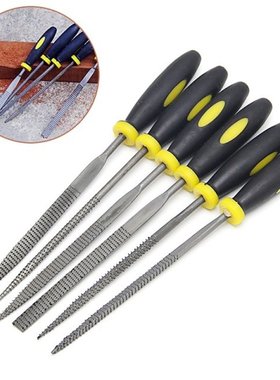 SAILFLO 6Pcs 140mm  Metal Filing Rasp Needle File Wood T